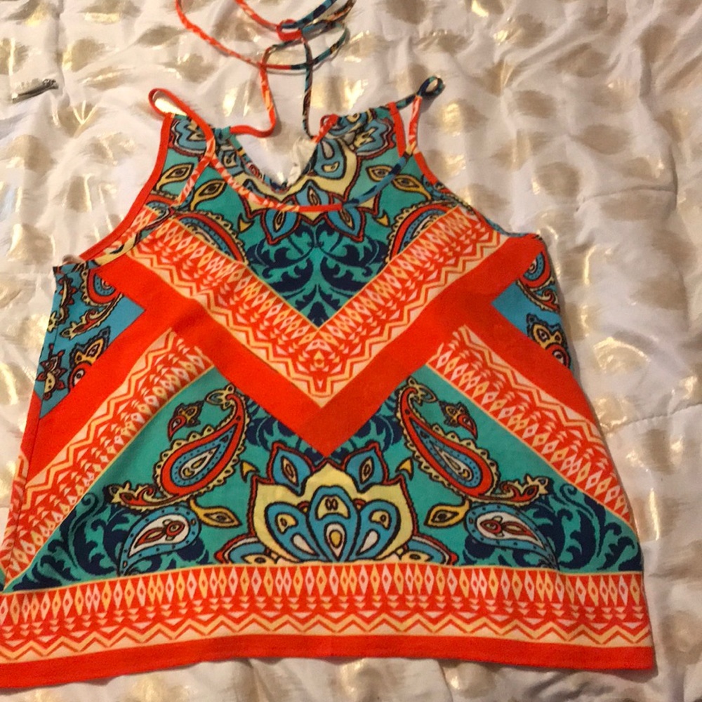 dressy spaghetti string top